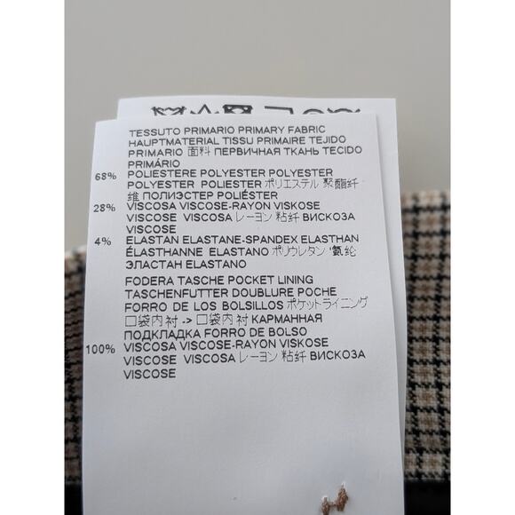 NWT Maison Margiela MM6 Paris Micro Check Trousers IT 40 Checkered Made In Italy - Picture 11 of 12